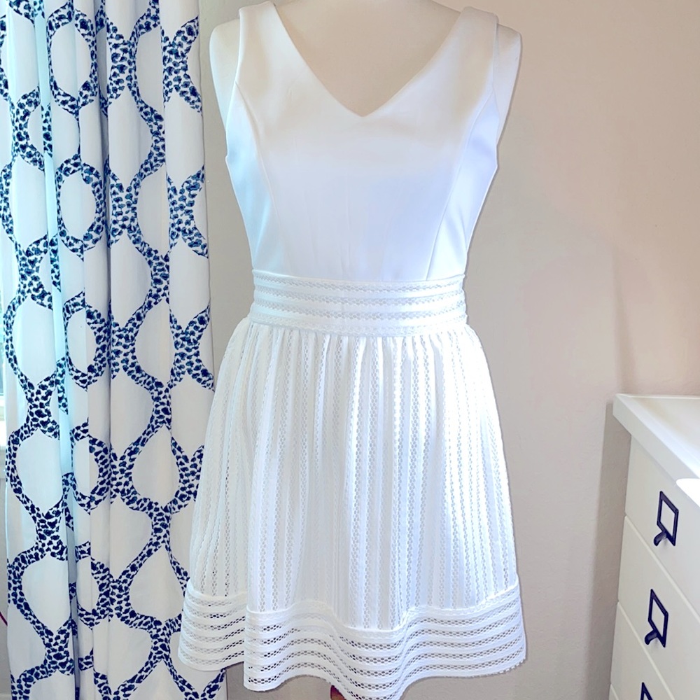 GB white dress size L